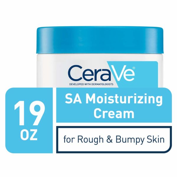 CeraVe Moisturizing Cream with Salicylic Acid | Exfoliating Body Cream with Lactic Acid, Hyaluronic Acid, Niacinamide, and Ceramides | Fragrance Free & Allergy Tested | 19 Ounce - Image 4