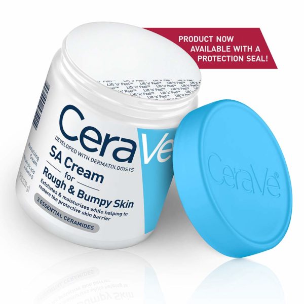 CeraVe Moisturizing Cream with Salicylic Acid | Exfoliating Body Cream with Lactic Acid, Hyaluronic Acid, Niacinamide, and Ceramides | Fragrance Free & Allergy Tested | 19 Ounce - Image 3