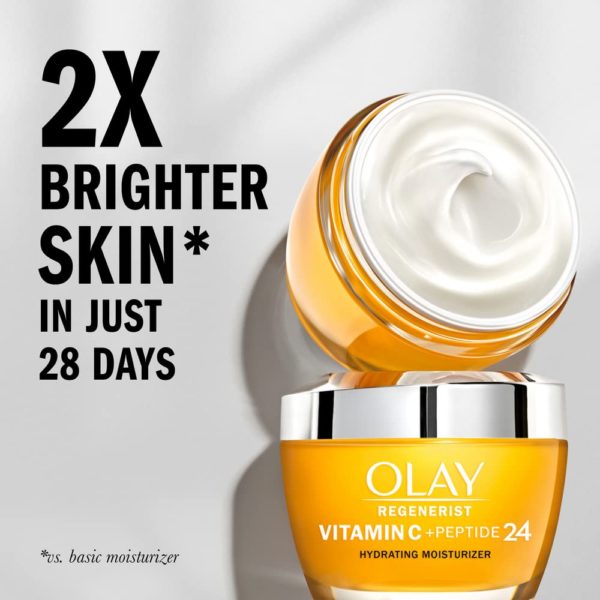 Olay Regenerist Vitamin C + Peptide 24 Brightening Face Moisturizer + Whip Face Moisturizer Travel/Trial Size Gift Set - Image 3