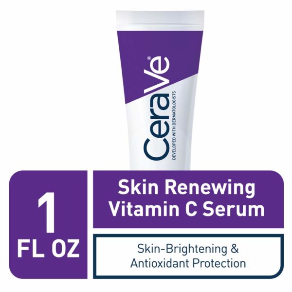 CeraVe Vitamin C Serum with Hyaluronic Acid | Skin Brightening Serum for Face with 10% Pure Vitamin C | Fragrance Free | 1 Fl. Oz - Image 3