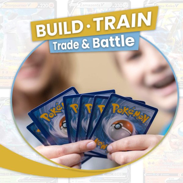200 Assorted Pokemon Cards - 3 GX Ultra Rares, 4 Rare Cards, 3 Holographics, 90 Common/Uncommons, and 100 Energy Cards - Includes Golden Groundhog Treasure Chest Storage Box - Image 4