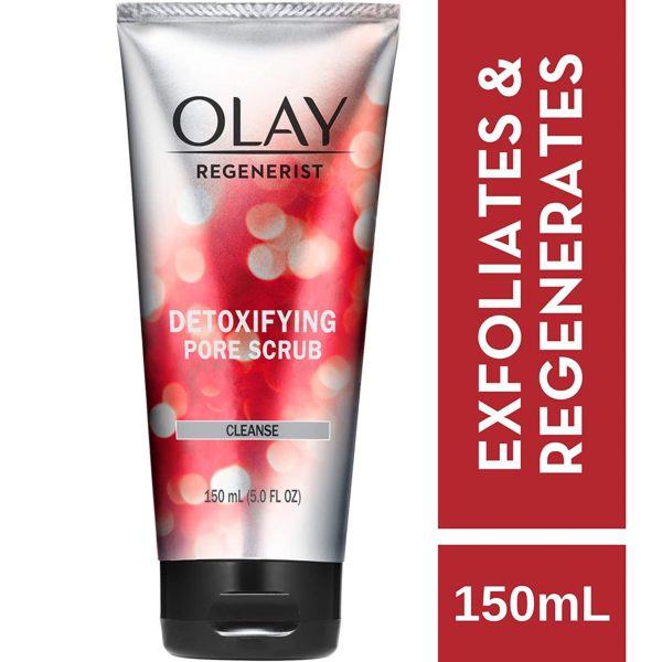 Olay Regenerist Advanced Anti-Aging Pore Scrub Cleanser (5.0 Oz) and Micro-Sculpting Face Moisturizer Cream (1.7 Oz) Skin Care Gift Set - Image 2