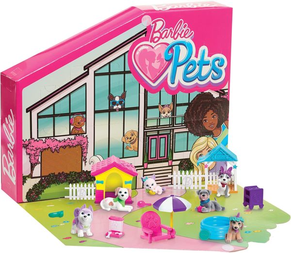 Just Play Barbie Pets Dreamhouse Pet Surprise Playset, Includes 6 Pets, Two Pet Homes, and Over 15 Accessories, Amazon Exclusive